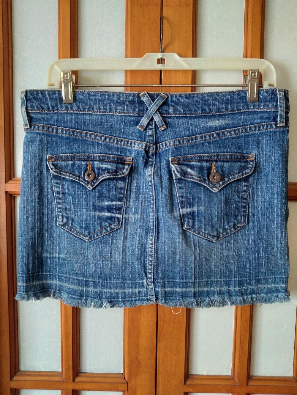 Women's Jr's 90s Y2K Denim Low-Mid Rise Mini Skirt By L.E.I Sz 9